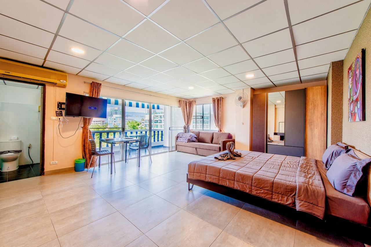 Ruamchok Ocean View Daire Pattaya Oda fotoğraf
